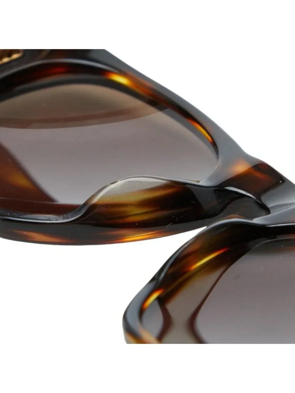 Chanel CC Logo Sunglasses Brown Acetate Eyewear